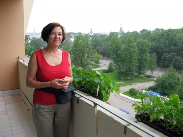 Balkon v hotelu Spasskij