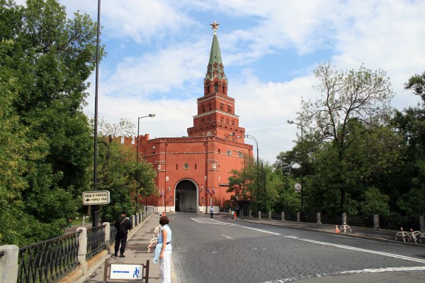 Borovická věž - historicky původní vjezd do Kremlu