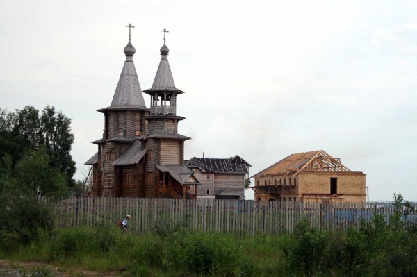 Loučíme se s Archangelskem - kostel na kraji města směrem na Karely