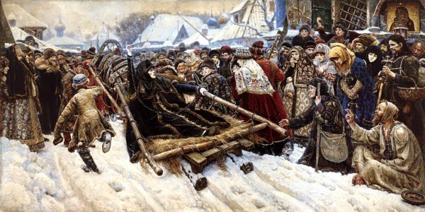 V. I. Surikov (1848 - 1916) - Bojarka Morozovová (1887)