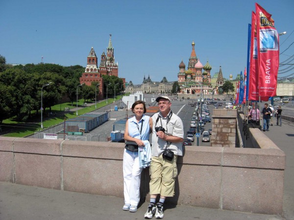 Moskvorecký most - upomínkové foto s nádherným pozadím - Pepo, díky