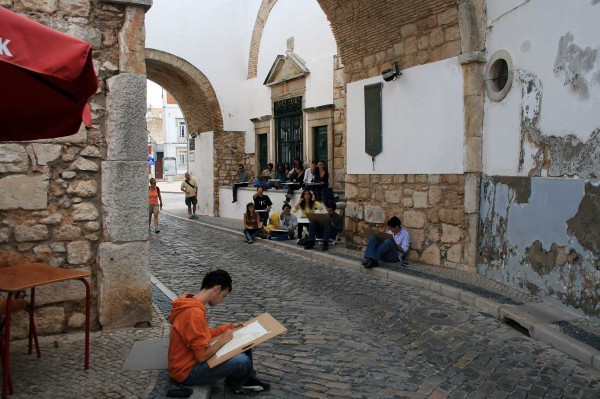 Arco do Repouso - trénink malířské školy