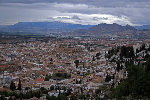 Pohled na náš zítřejší cíl - Granada